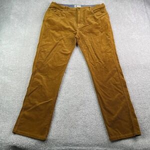 Territory Ahead Pants Mens 38x32 Brown Ramble On Corduroy 5-Pocket Stretch Cord